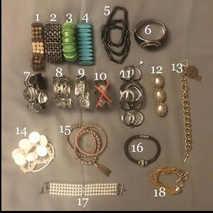 $5ea when multiples are purchased- Assorted Bracelets & Bangles